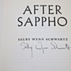 ** Signed ** Selby Wynn Schwartz After Sappho Paperback 2023 - Image 3