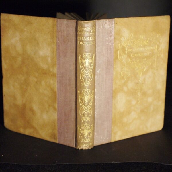 * Fine Binding * Charles Dickens Vignettes of London Life Circa 1912 - Image 4