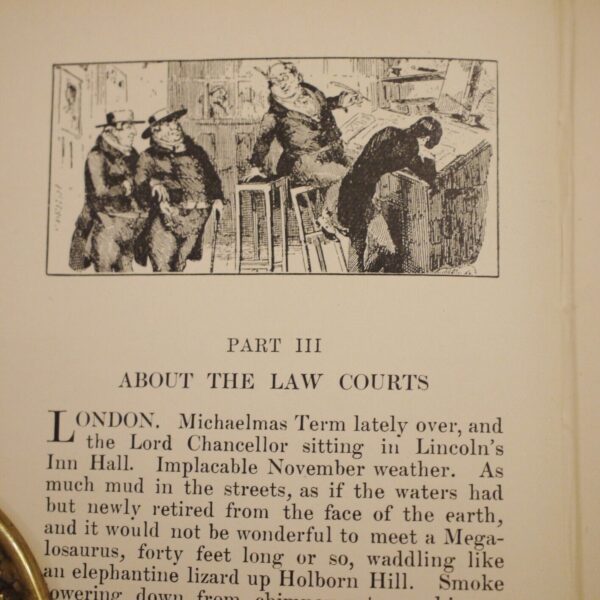 * Fine Binding * Charles Dickens Vignettes of London Life Circa 1912 - Image 10