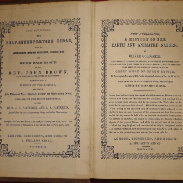 James Bell System of Geography With 3 Folding Maps India,USA & Columbia 1848 - Image 6