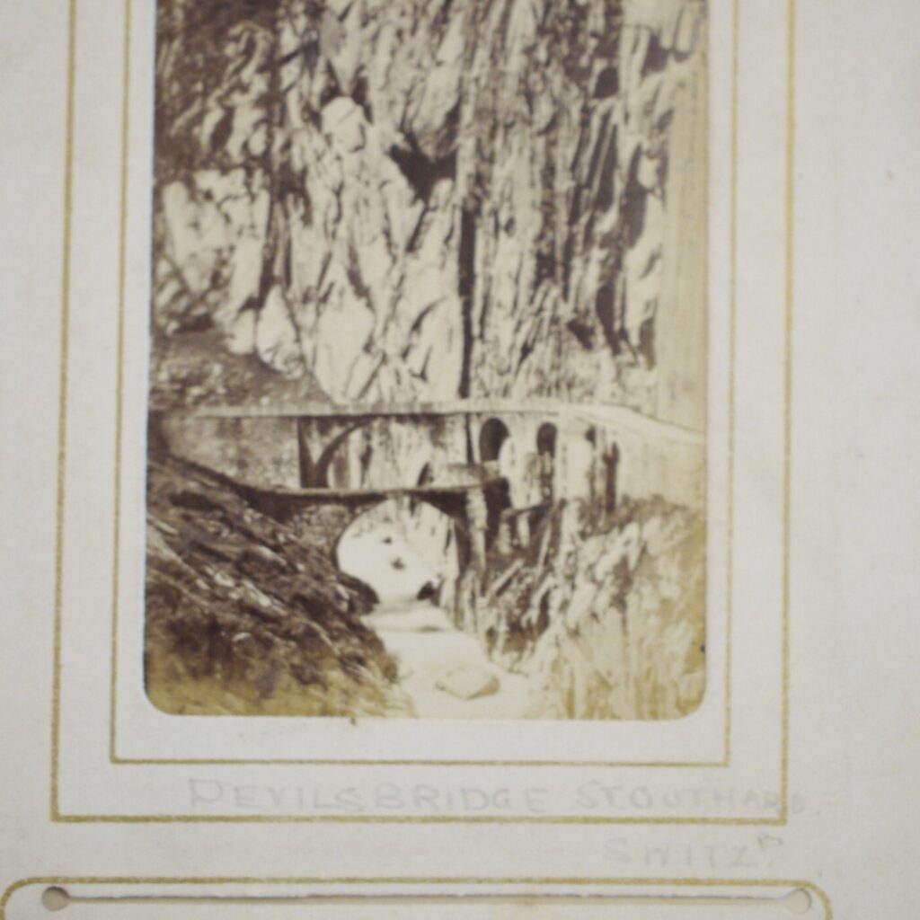 * Rare * Victorian Photo Album Sepia Tone Approx 116,Wales,Lakes,Swiss,Italy etc - Image 15