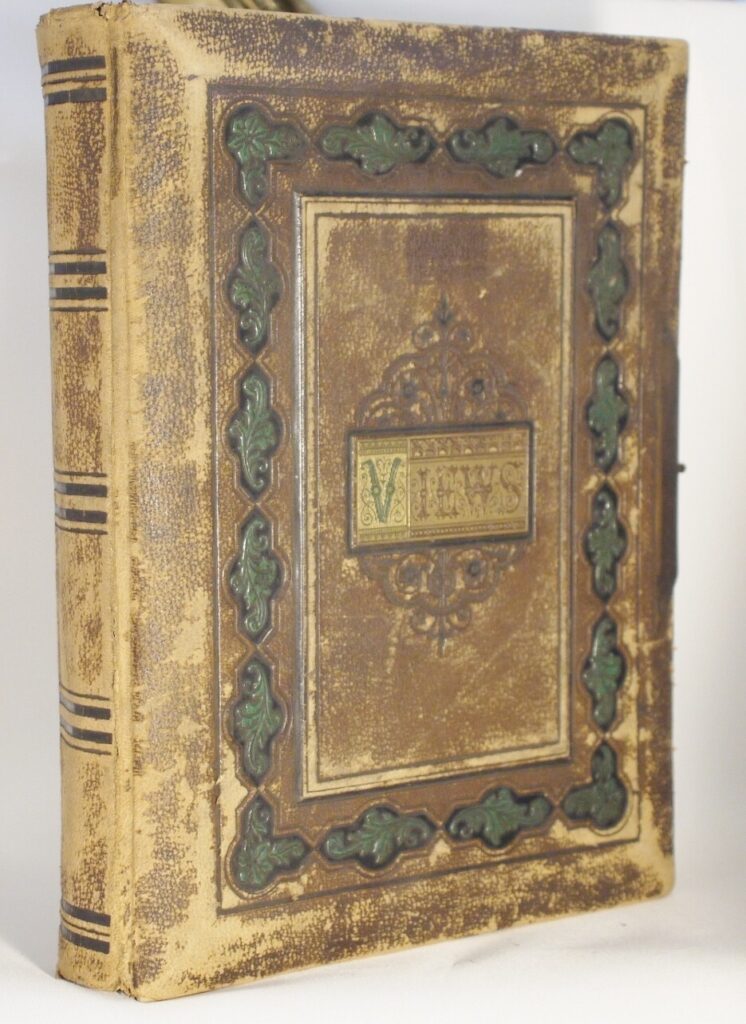 * Rare * Victorian Photo Album Sepia Tone Approx 116,Wales,Lakes,Swiss,Italy etc