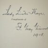 * Signed To Lady Lister Kaye * Frank Gray Griswold Sport on Land & Water 1917 - Image 4