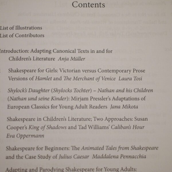 * As New * Adapting Canonical Texts in Children's Literature By Anja Muller 1st - Image 5