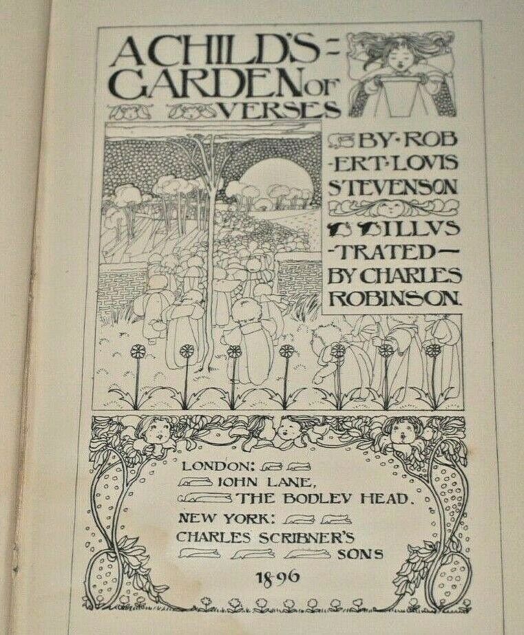 Robert Louis Stevenson A Child's Garden of Verses 1896 – Richard