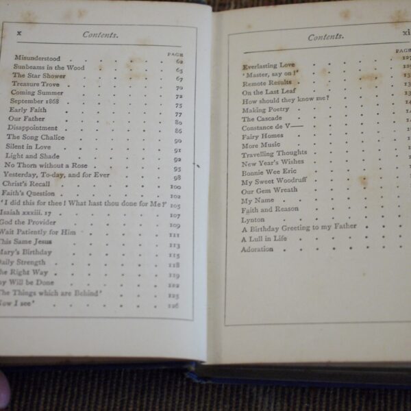 1879 Frances Ridley Havergal- The Ministry of Song Miniature Book 12cm by 9cm - Image 6