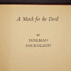 Norman Nicholson A Match For The Devil (A Play) 1st Edition in D/J 1955 - Image 6