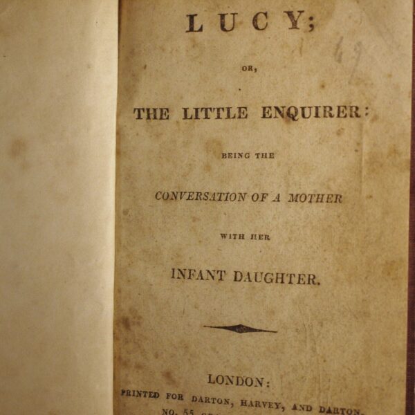 * Rare * Maria Edgeworth Lucy or The Little Enquirer 1815 - Image 3