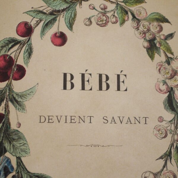 * Rare * Mme Doudet Bebe Devient Savant No Date Circa 1880 - Image 5