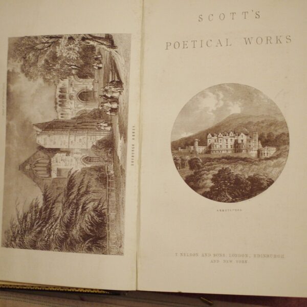 The Poetical Works of Sir Walter Scott Illustrated (Fernware Binding) 1872 - Image 7